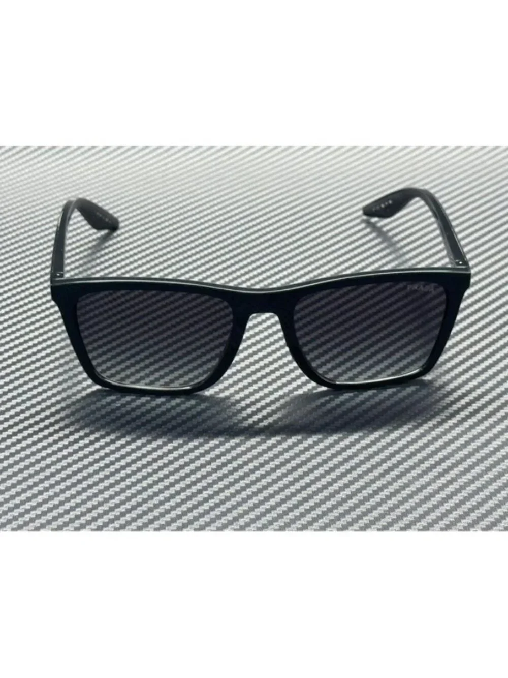 New PRADA LINEA ROSSA Men Black Sunglasses 56-19-145